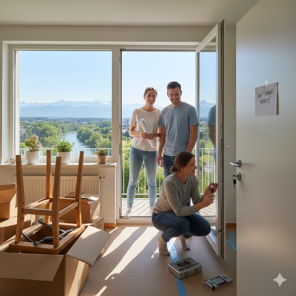 Einzug in eine neue Wohnung in Sendling? Darum ist das Umstellen Ihrer Schlösser unverzichtbar